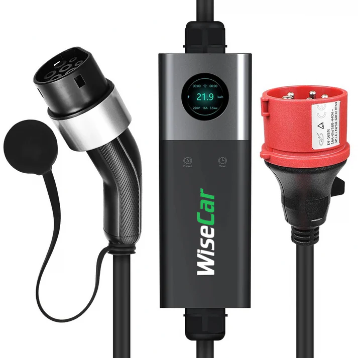 WiseCar WTPS3 22 kW Taşınabilir Elektrikli Araç Şarj İstasyonu - Görsel 7