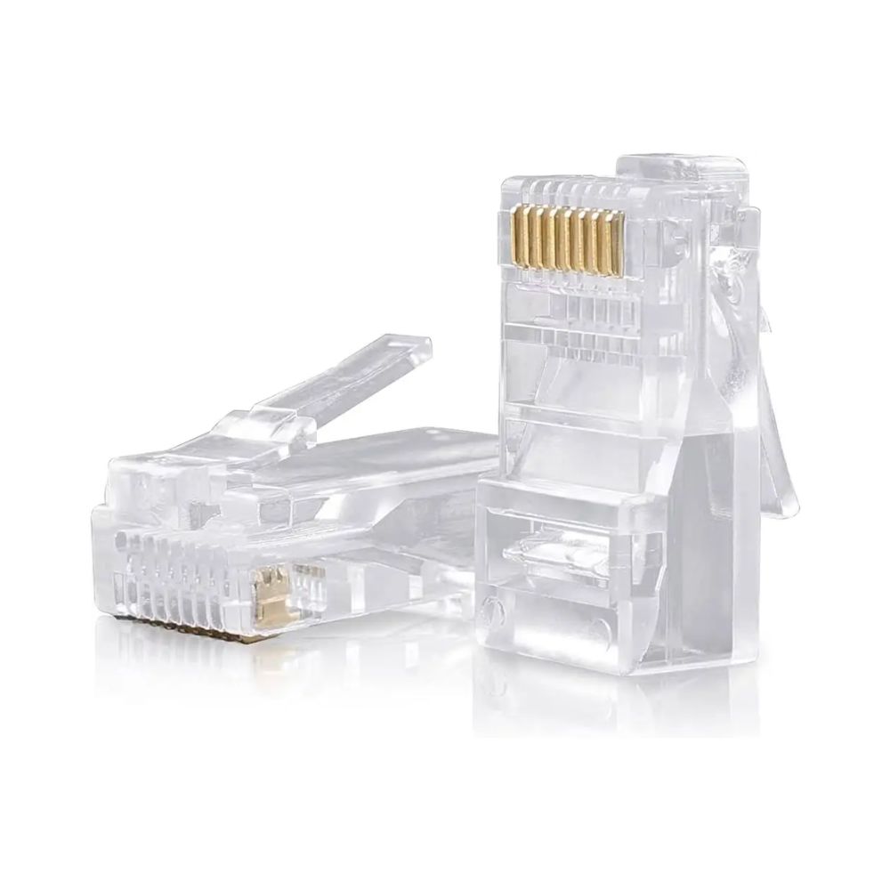 RJ45 Ethernet Soketi – CAT6 Uyumlu Şeffaf Konnektör