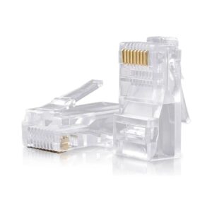 RJ45 Ethernet Soketi – CAT6 Uyumlu Şeffaf Konnektör