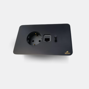 Athene 3M Modular Schuko + Data + Switch Kombinasyon
