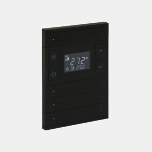 Oria 4 Fold Termostat antrasit siyah cam KNX akıllı termostat - Protekno