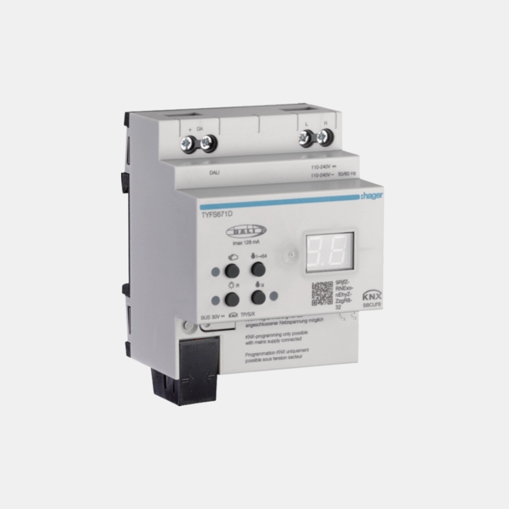 Hager TYFS671D KNXDALI 2 Gateway Secure - Protekno