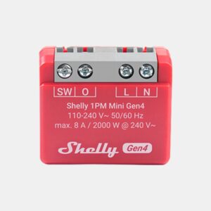 Shelly 1PM Mini Gen4 ile Kompakt Akıllı Anahtar